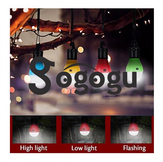 Gogogu 4 Pack Portable Led Lantern Tent Light Bulb Battery Powered Gogogu 4 Pack Portable Led Lantern Tent Light Bulb Battery Powered Outdoor Camping Lights