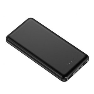 Gogogu Portable Charger 10000mAh Power Bank Ultra Compact External Battery Pack Backup with 4 LED Lights,Dual USB High-Speed Charging Compatible