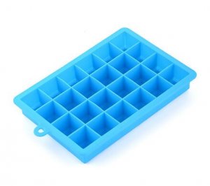 Gogogu Pack of 2 Ice Cube Trays, Silicone Ice Cube Trays Molds for Cocktail, Flexible Ice Cube Molds